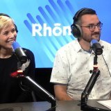 Mélanie Freymond & Nicolas Tornay au micro de Simon